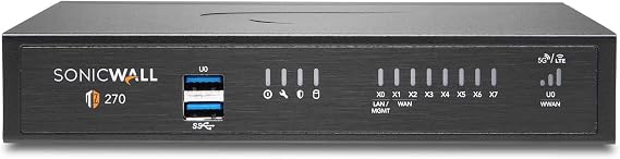 SonicWall TZ270 High Availability | Gen7 Firewall HA Model, Requires Secondary Unit - Not a Standalone Device | Redundant Appliance for Continuous Network Uptime and Failover (02-SSC-6447)
