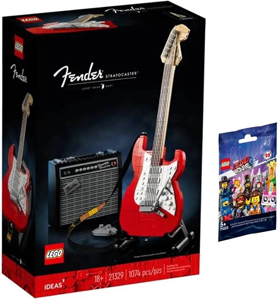 LEGO Ideas 21329 Fender Stratocaster w/Amplifier (1074 pcs) Movie Minifigure Blind Bag