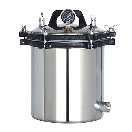 24L Stainless Steel Portable Pressure Steam Autoclave Sterilizer Machine YX-24LM