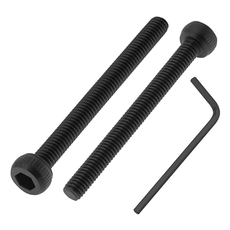 100-Pack M3-0.5x30mm Hex Socket Head Cap Screws Bolts, 12.9 Grade Alloy Steel M3 Screws, Full Thread, Black Oxide Finish