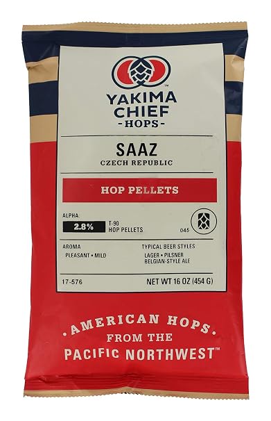 Hop Pellets, Imported, Czech Saaz - 1 lb./ 453.59 g Package: 16 oz.