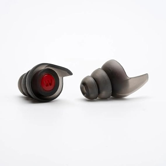 Westone TRU Work Earplugs Reusable Universal Fit 16 dB Earplugs for Work, Noise Reduction Hearing Protection with Red Filters Comfortable, Washable for Construction, Lawn & Power Tools