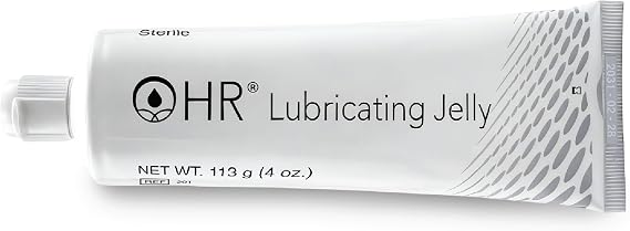 HR Lubricating Jelly, Sterile, Medical & Home Use, 4 oz Tube