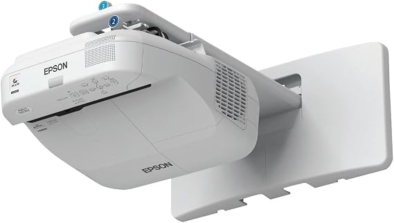 Epson V11H612520W BRIGHTLINK PRO 1420WI INTERACTIVE PROJECTOR with WALL MOUNT, WXGA, 3300 LUMENS