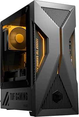 [2025] ASUS TUF Gaming T500 T500MV-DS764Ti Gaming Desktop PC: Intel Core i7-13620H, 16GB DDR5 RAM, 1TB NVMe SSD, NVIDIA GeForce RTX 5060Ti, Windows 11