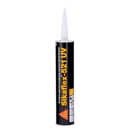 Sikaflex 521, White, UV Resistant Low Modulus Sealant, 300ml Cartridge