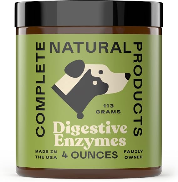 Digestive Enzymes for Pets - 4oz - Pure Plant Based Digestive Enzymes by Complete Natural Products