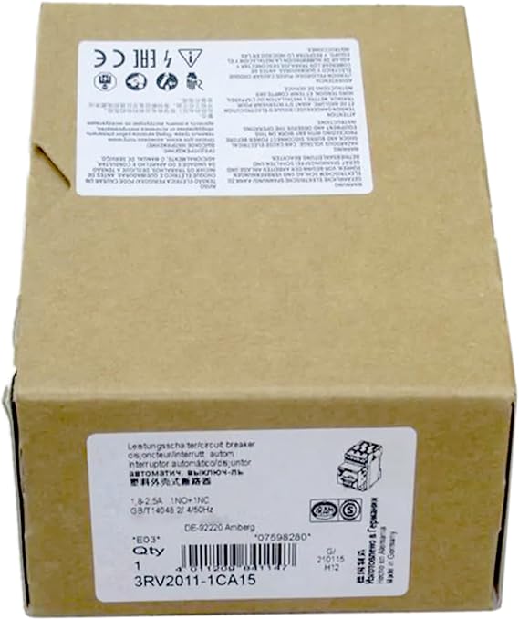 3RV2011-1CA15 3RV20111CA15 Sealed in Box