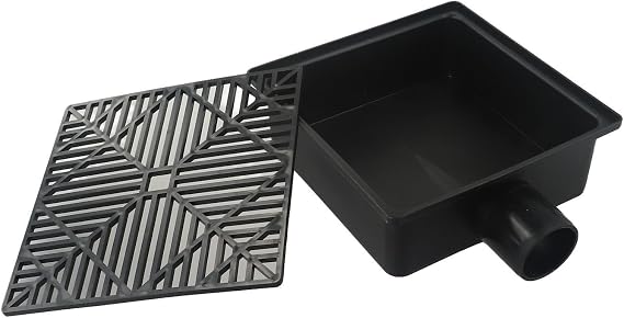 Underground Water Collection System, Low Profile For Catch Basin Kit with Flexible Pipe for Effective Use
