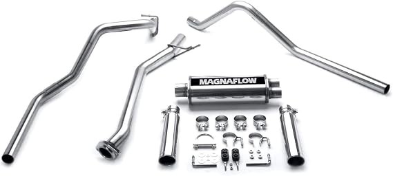 MagnaFlow Performance Exhaust System 15792: Cat-Back, Street Series, Compatible with Chevrolet Silverado 1500, Compatible with GMC Sierra 1500