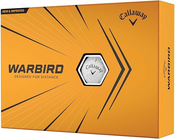 Callaway Golf Warbird Golf Balls (2021 Version, White, 12 Ball Pack)