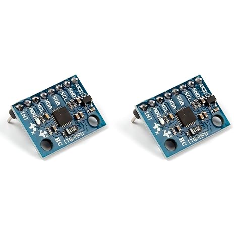 SHILLEHTEK MPU6050 / MPU-6050 Pre-Soldered GY-521 Module | 6-Axis Accelerometer Sensor & IMU Sensor | Compatible with Arduino Accelerometer Projects, Accelerometer Arduino Builds, and Raspberry Pi (2)