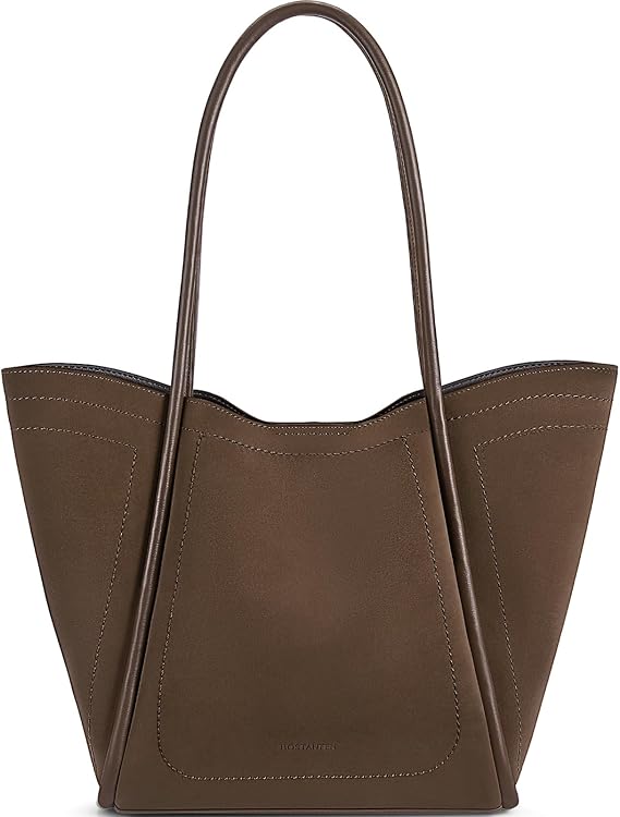 BOSTANTEN Purses for Women Trendy Travel Shoulder Bag Ladies Designer Tote Handbag 2025 (11.4" x 3" x 12.2")