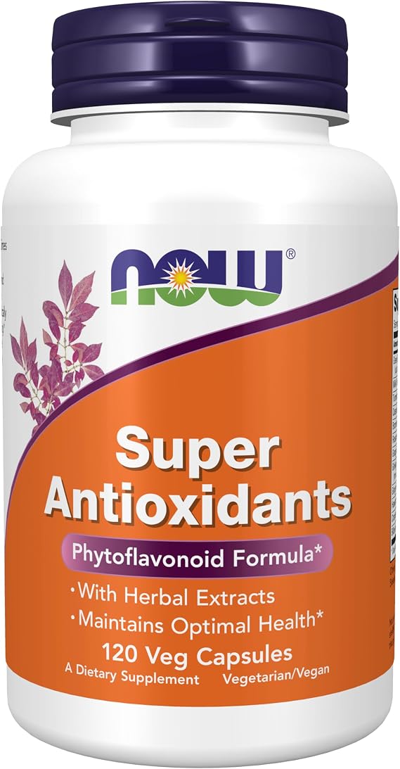 NOW Supplements, Super Antioxidants with Herbal Extracts, 120 Veg Capsules