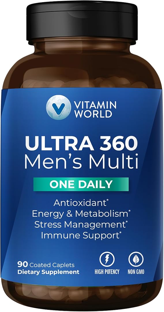 Vitamin World Ultra 360 Multivitamin for Men One Daily, Antioxidant Support