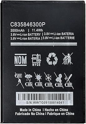 WUHAO Replacement Battery C835846300P Battery for BLU V5 V0410UU 3000mAh