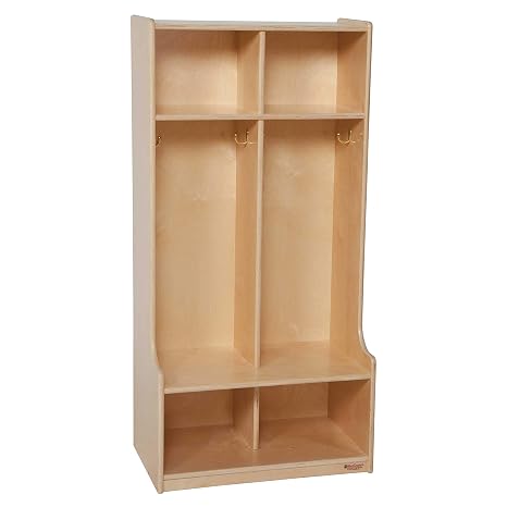 Wood Designs 2 Section Seat Locker
