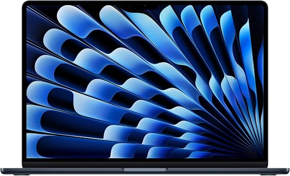 Apple 2025 MacBook Air 15-inch Laptop with M4 chip, 16GB Unified Memory, 1TB SSD Storage - Midnight