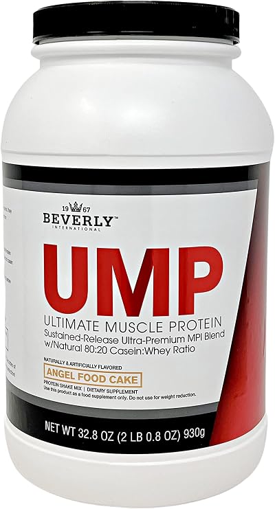 Beverly International UMP Protein Powder, Angel Food Cake, 32.8 oz
