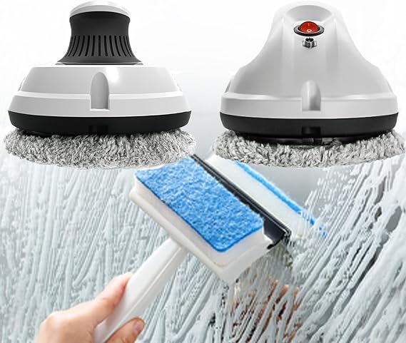 Window Glass Cleaning Robot, Smart Automatic Vacuum Cleaner for High Floor Windows, 360 AI Navigation, for Glass, Mirrors, and Walls
