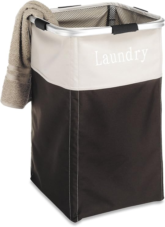 Whitmor Easy Care Laundry Hamper - Espresso
