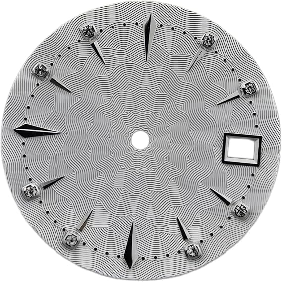 29mm Watch Dial Radial Wave Texture Crystal Indices Face Fit NH35 NH36 Automatic Movement Modding Parts for Seiko Presage Cocktail Time