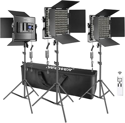 Neewer Advanced 2.4G 660 LED Video Light Photography Lighting Kit 23 Packs