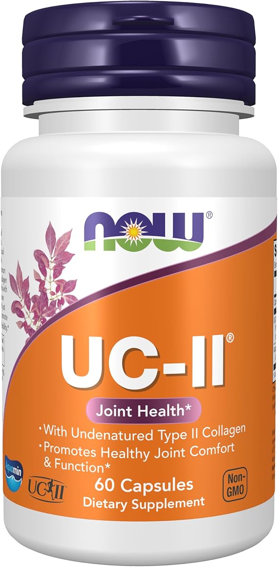 NOW Supplements, UC-II Type II Collagen w/ Undenatured Type II, 60 Veg Caps