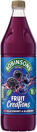 Robinsons Rich Blackberry & Blueberry Fruit Squash, 1L