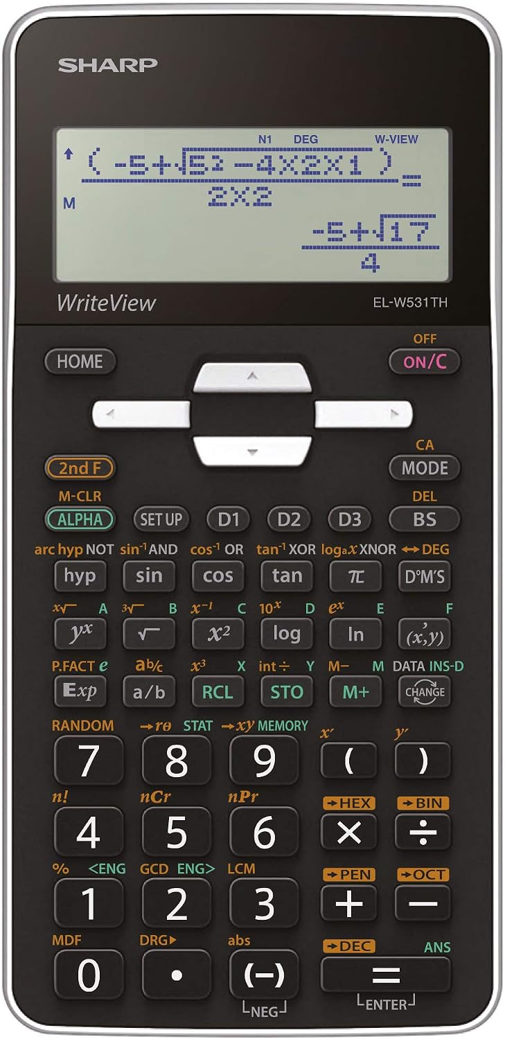 Sharp SH-ELW531THWH Scientific Calculator