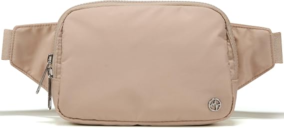 Pander Belt Bag Large 2L, Nylon Fanny Pack Purse for Women and Men with Adjustable Strap