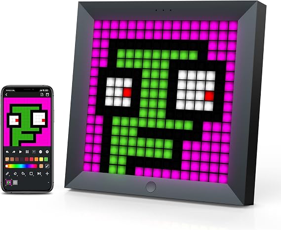 Divoom Pixoo LED Pixel Display Panel for RGB Light Bars, Gaming Decor Gift