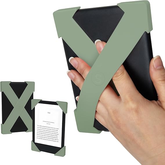Strapsicle Hand Straps for 6" Kindle, Paperwhite & Kobo Clara - Sage