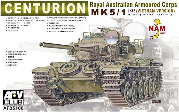 AFV Club Centurion MK5/1 (Vietnam Version) 1:35 Scale Military Model Kit