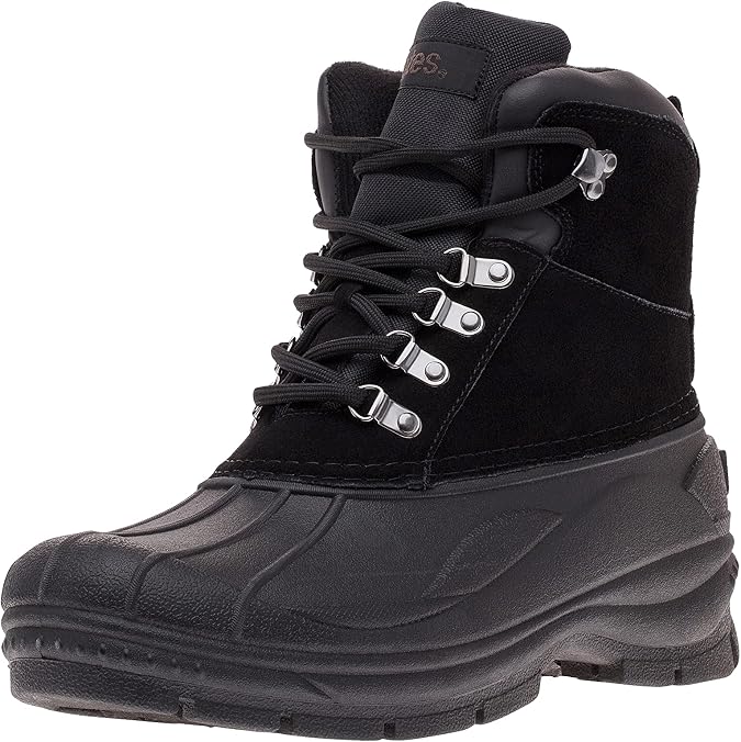totes Men's Mike Waterproof Snow Winter Boots