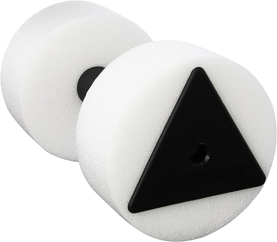Aquafit Soft Padded Barbell, White/Black