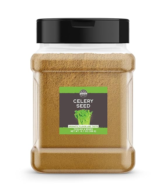 Birch & Meadow Ground Celery Seed, 6.7 oz, Aromatic Flavor, Brine Seasoning & Pickling Spices