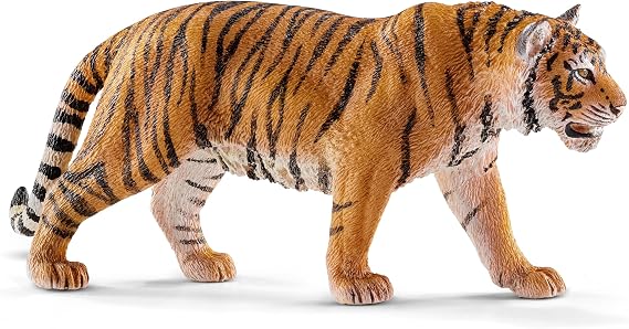 Schleich Wild Life - Realistic Tiger Figurine Toy - Kids Ages 3+ | 14729