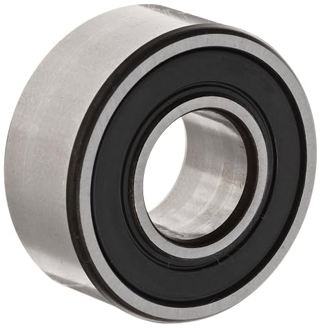 FAG Bearings 2208-2RS-TV Double Row Self-Aligning Bearing, Double Sealed, Polyamide/Nylon Cage, Normal Clearance, Metric, 40mm ID, 80mm OD, 23mm Width, 6300rpm