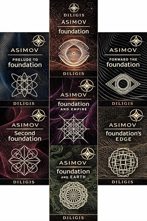 The Complete Isaac Asimov's Foundation Series Books Set 1-7 (Foundation, Foundation and Empire, Second Foundation, Foundation's Edge, Foundation and ... to Foundation, Forward the Foundation)