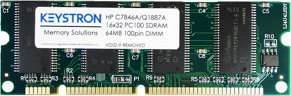 64MB Memory Upgrade Compatible with HP C7846A C3913A Q1887A C9680A for LaserJet 4000, 4000N, 4000se, 4000t, 4000tn, 4050, 4050n, 4050SE, 4050T, 4050TN, 4050USB-Mac, 5000 Series