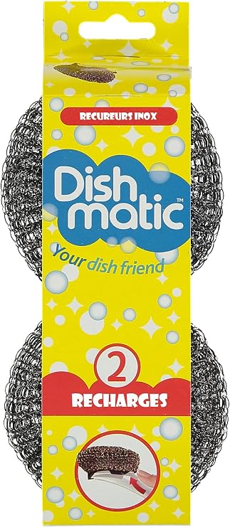Dishmatic 2 Refills Sponge Stainless Steel