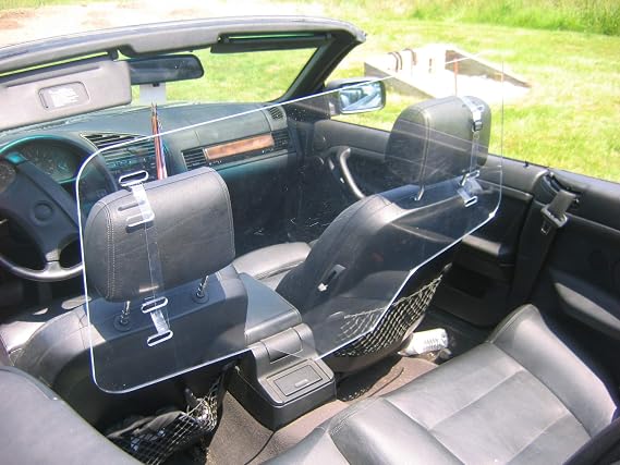 #1 Ranked Wind Deflector Windscreen Windstop Windblocker, Large Size, Compatible with BMW3 Series