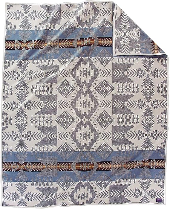 PENDLETON Jacquard Blanket Robe Silver Bark One Size