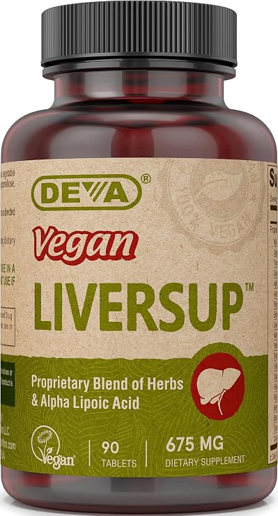 DEVA Nutrition Vegan Liversup Tablets, 90 Count