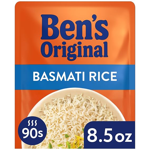 BEN'S ORIGINAL Ready Rice Basmati Rice, Easy Side Dish, 8.5 oz Pouch