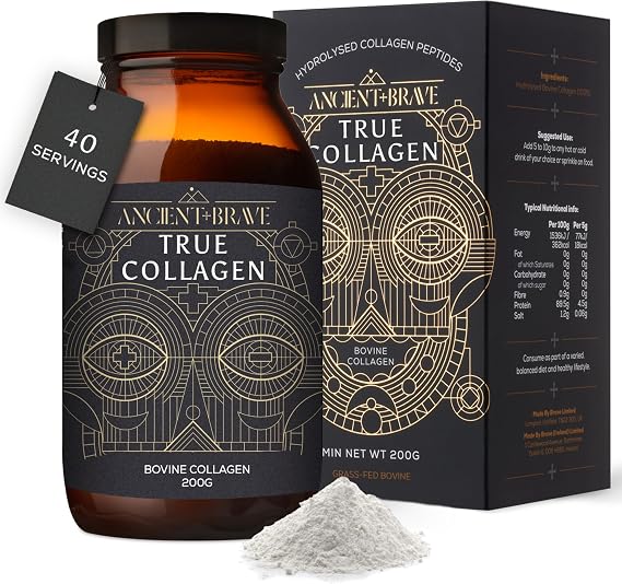 Ancient + Brave True Collagen Powder 200g | 40 Servings | Bovine Collagen